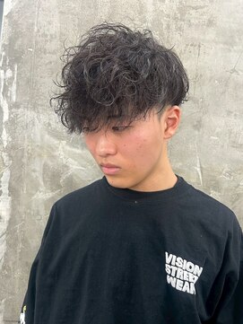 メンズサロン キング 高槻店(Men’s salon K!ng) 波巻きツイストスパイラルパーマ/フェザーパーマ/眉毛/メンズ