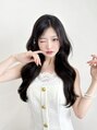ウキ(uki)&nbsp;巻いても可愛い韓国ぽフェイスレイヤー◎ゆるふわスタイル