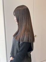 ローレンアオ(LOREN AO)&nbsp;ミルクティーブロンド/ダークブルー/デジタルパーマ/矢場町