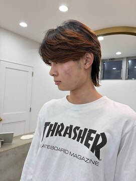 スヴニール(souvenir) メンズウルフ　ウルフパーマ　メンズカット　ウルフカット