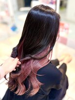 プロデュース 相模原店(Produce)&nbsp;推し活カラー☆インナーカラー～チェリーレッド～