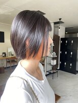 サンズヘアー(3’s hair) *layer bob × インナーカラー×ブライトオレンジ*
