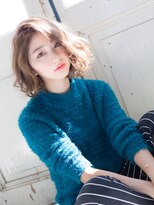 ジェム(GEM) **Gem Garden**ハネさせない☆無造作ウェーブAラインボブ