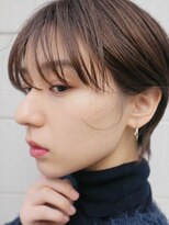 フィルムス 銀座(FILMS)&nbsp;レイヤーカット/デザインカラー/ウェットヘア/オリーブベージュ