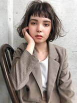 ルーム(Loom.)&nbsp;ショートバングニュアンスカールボブ【Loom./明治神宮前/原宿】