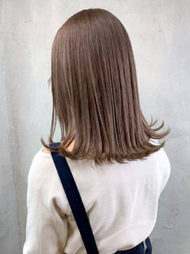 アイティー バイ アルバム 中野店(IT by ALBUM) ミルクティーベージュ_厚めバングローライト_ba279384