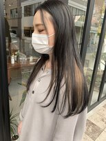 ヘアー アイス ルーチェ(HAIR ICI LUCE)&nbsp;担当西田　ロングデザインカラー　3Dカラー