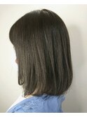 大人可愛い20代30代40代くすみカラーボブ