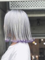 ライオン(Lion)&nbsp;ホワイトアッシュ毛先バイオレット