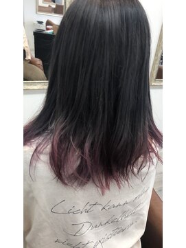 ヘアーリゾート ラ シック(hair resort La chiq) ダークグレージュ/すそカラー