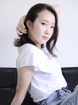 ロアー ヘアー ワメン(RAWR hair WaMen) 【RAWR】艶髪_くせ毛風_外ハネスタイル