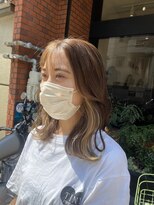 ココット 京橋店(cocotte)&nbsp;ブリーチ1回インナーカラーベージュ