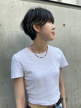 レーヴバイロンド 仙台(Reve by Lond) 大人かわいいくびれショート　美髪　ネビージュ