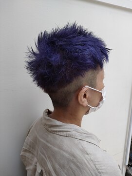 イヴァン アンド リズ 奈良店(IVAn ＆ LIZ) #メンズカラー#バイオレットカラー