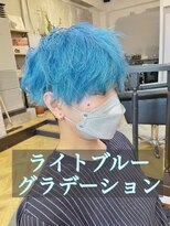 ラグシス ザ ヴィンテージ(LUXIS THE VINTAGE)&nbsp;【刈り上げマッシュ】ライトブルー