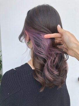 カルテット(Quartett) 【Quartett】イヤリングカラー×パープルピンク