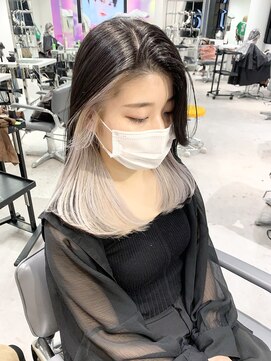 ランテルディ 渋谷(LANTERDIT) 【LANTREDIT】ホワイトインナーカラー（ブリーチ2回）担当　JUN