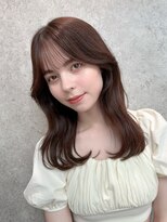 ジョエミバイアンアミ(joemi by Un ami) Unami　韓国くびれミディアム　シースルーバング　ワンカール