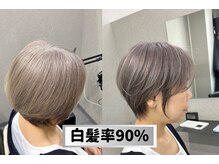 【極上】大人の白髪活かし