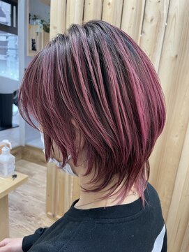 ワフト 千葉店(Hair Design Waft) ブリーチオンカラー