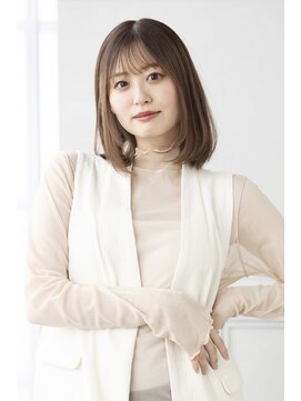 トティア 堀江(Totia) 【Totia堀江】大人カジュアルボブ×カーキベージュ