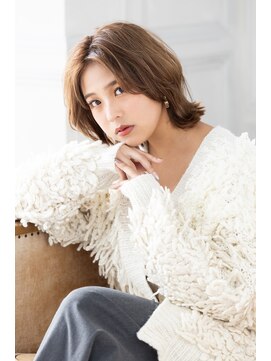 トティア 元町三宮(Totia) 【Totia元町・三宮】ニュアンスボブ×カーキベージュ