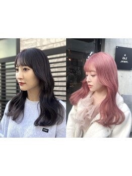 ツヤ感×似合わせミディアム☆髪質や骨格に合わせたカットで、伸ばし途中のロングヘアのケアも◎