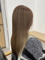 銀座ラボ 津田沼店(LA BO) ロングレイヤー/ミルクティーベージュ
