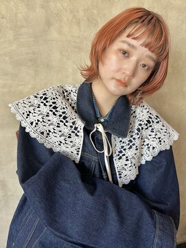 アンリ(Henri) 【かしむら】ブリーチ/ブリーチカラー/ケアブリーチ/暖色カラー