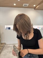 ウタリ(utari)&nbsp;夏人気ミルクティーカラー【難波 桜川/ケアブリーチ】