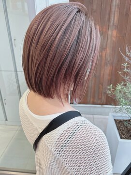 ボスコレクション(BOSS COLLECTION) ボブ x ピンクベージュ