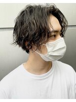 テトラ バイ ネオリーブ 横浜西口店(tetra by neolive)&nbsp;横浜★センターパートの縦落ちツイスパ