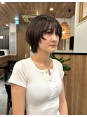 ショートレイヤー＊顔周り＊顔周りレイヤー＊透明感カラー