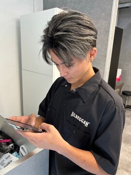 メンズサロン キング 梅田店(Men’s salon K!ng) 波巻きツイストスパイラルパーマ/フェザーパーマ/眉毛