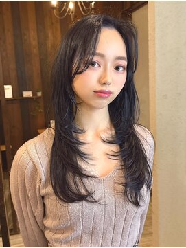 ブランシェ 小牧店(BRANCHE) ☆ブルーブラック、ハッシュレイヤーカット☆具志ブログ