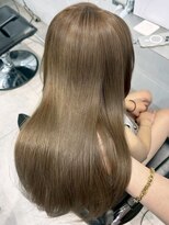 オニキス(ONYX)&nbsp;A97韓国ヘアーダブルカラーオリーブベージュ透明感カラー表参道