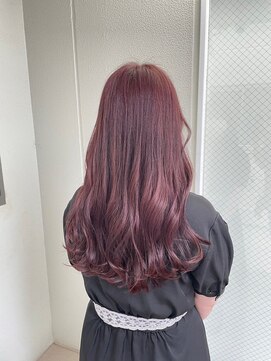 ヘアサロン ガリカ 表参道(hair salon Gallica) 艶髪ラベンダーピンク/韓国風ゆるふわ巻き