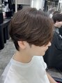 カンゴール サロン トウキョウ セントラル 原宿(KANGOL SALON TOKYO CENTRAL)&nbsp;韓国風マッシュカット/センターパート/毛流れパーマ
