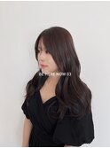 【韓国ヘア/レイヤーカット/ブラウンカラー】