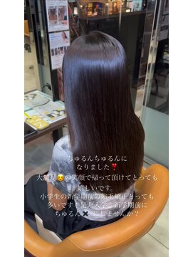 ステージ 今福鶴見店(stage) 小学生も艶髪になりたい♪