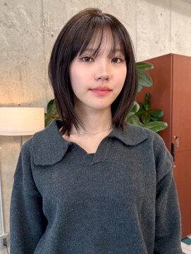 くびれヘア/ボブ/レイヤーカット/ダブルカラー/ブリーチ/栄y86