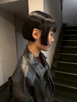 パーミル ヘア クマモト(permille ‰ hair Kumamoto)&nbsp;ミニボブ×ブラック