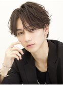 ニュアンスアップバングショート韓国毛流れセンターパート
