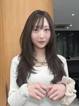 ガリカ 大名(Gallica) ロングレイヤー/ブリーチなしオリーブベージュ