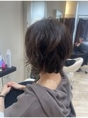 ふんわりショートボブ×パーマ