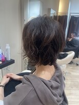 アーチバイケンジ(arch by kenje) ふんわりショートボブ×パーマ