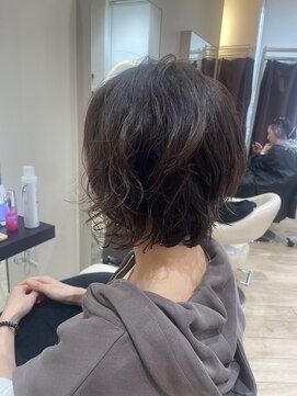 アーチバイケンジ(arch by kenje) ふんわりショートボブ×パーマ