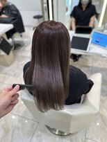 ケンジ 平塚 アネッタ(KENJE annetta)&nbsp;艶髪ストレート　髪質改善カラー　髪質改善トリートメント