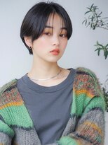 ソヨン 岡崎店(SOYON)&nbsp;センターバング×暗髪クールショート