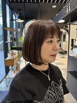 イワイナゴヤ(i i -IWAI NAGOYA-)&nbsp;大人ボブスタイル × ショコラブラウン